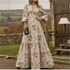 Women's Long Sleeve Evening Dress