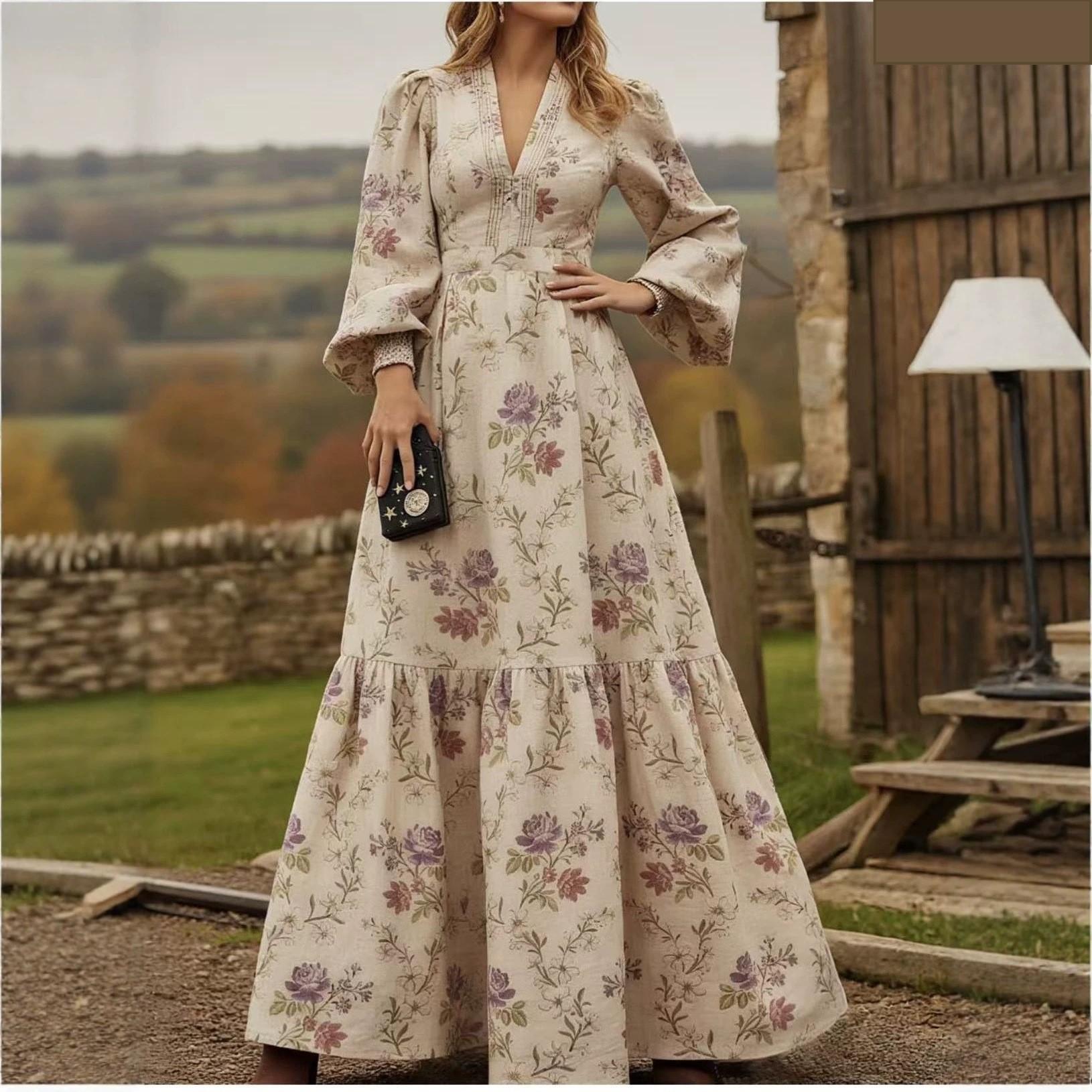 Women's Long Sleeve Evening Dress