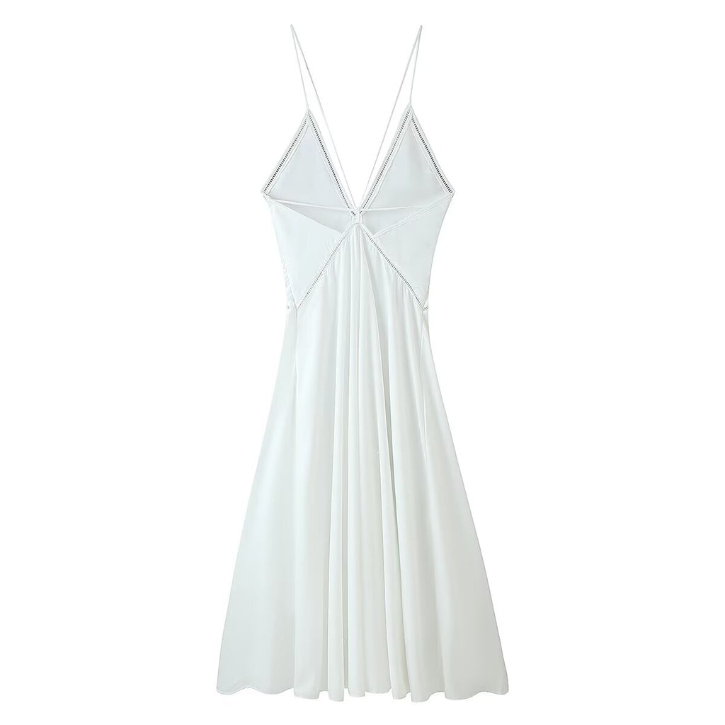 Women's Backless Halter Dress