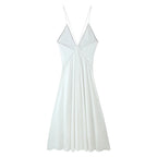 Women's Backless Halter Dress