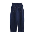 Summer Collared Neck SL Defined Waist Denim Shirt HWed