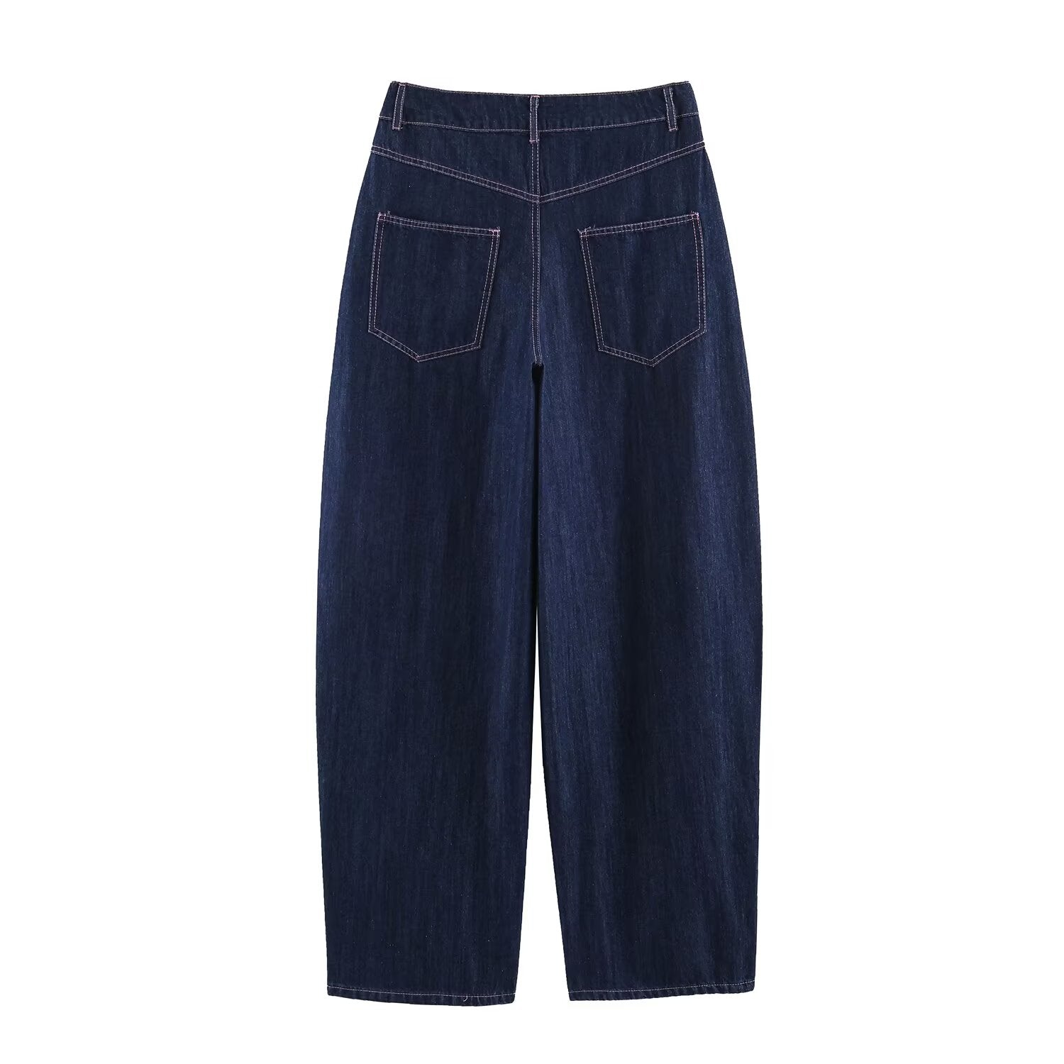 Summer Collared Neck SL Defined Waist Denim Shirt HWed