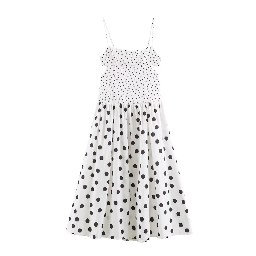 White Polka Dot
