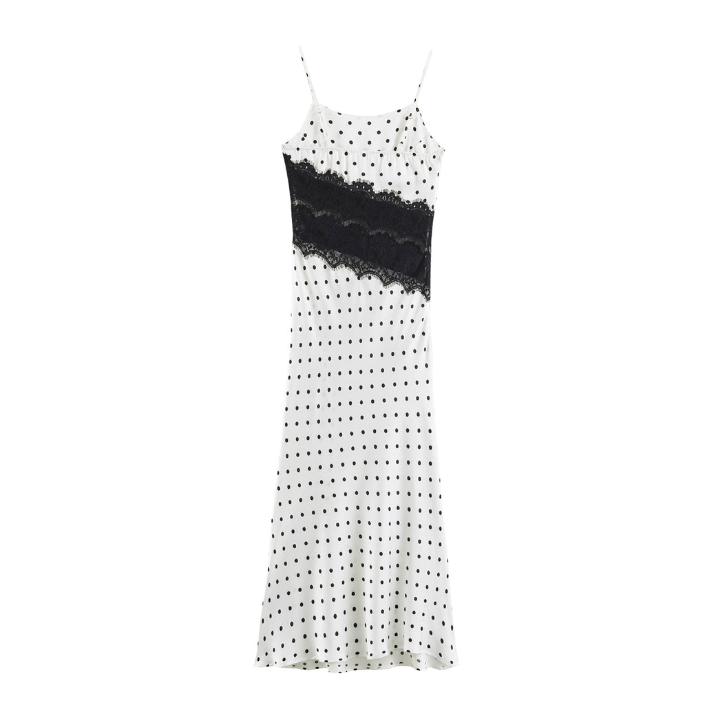 White Polka Dot