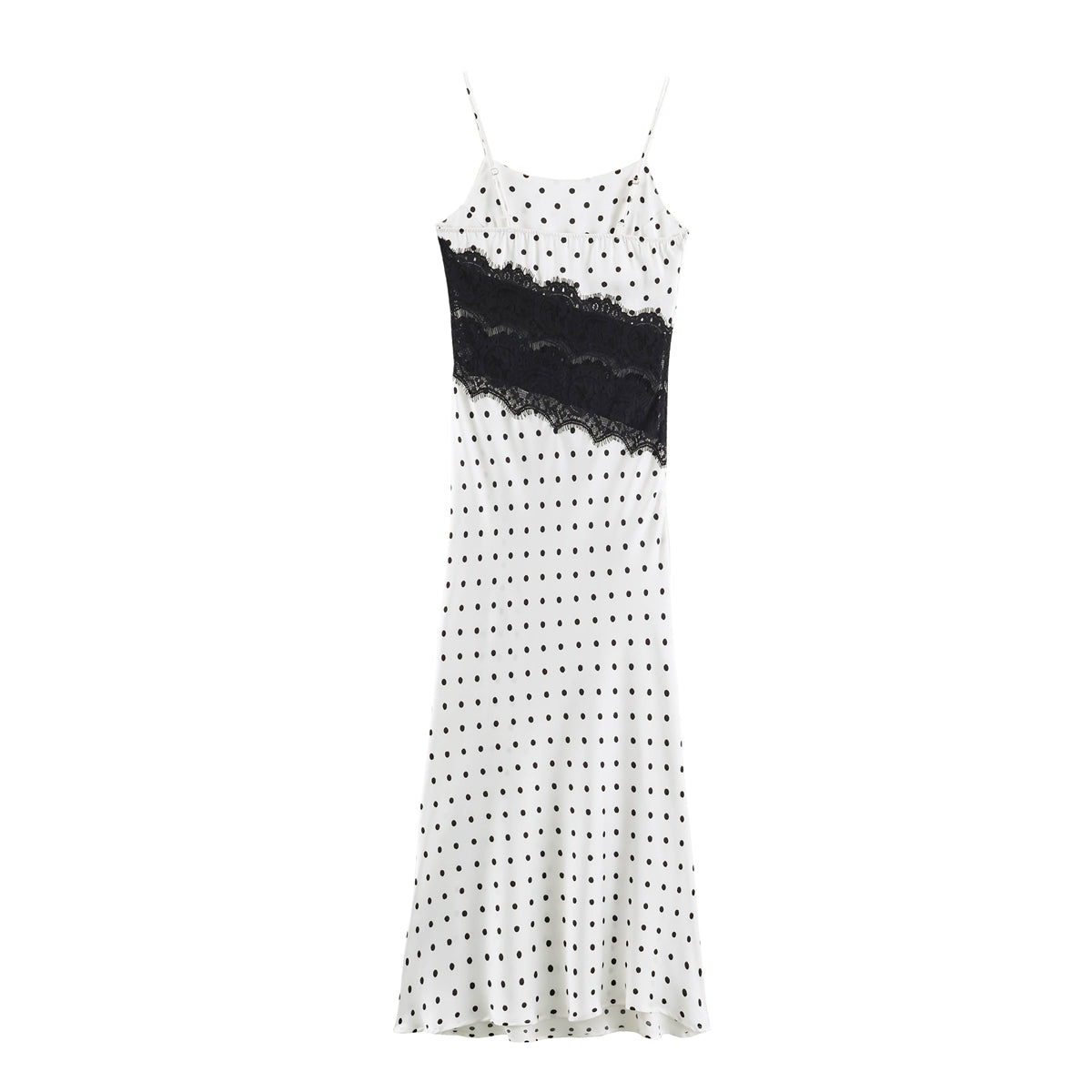 White Polka Dot