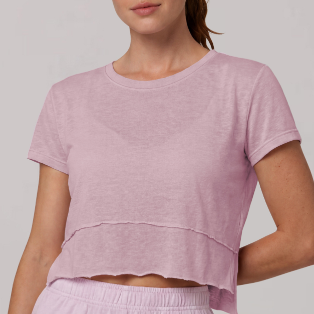 Sports Short Sleeved T shirt round Neck Loose Quick Drying Yoga Outdoor Lightweight Workout Top Slimming All Matching Short Half Sleeve