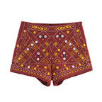 Summer Women Clothing Mirror Surface Result Embroidered Vest Shorts Sets