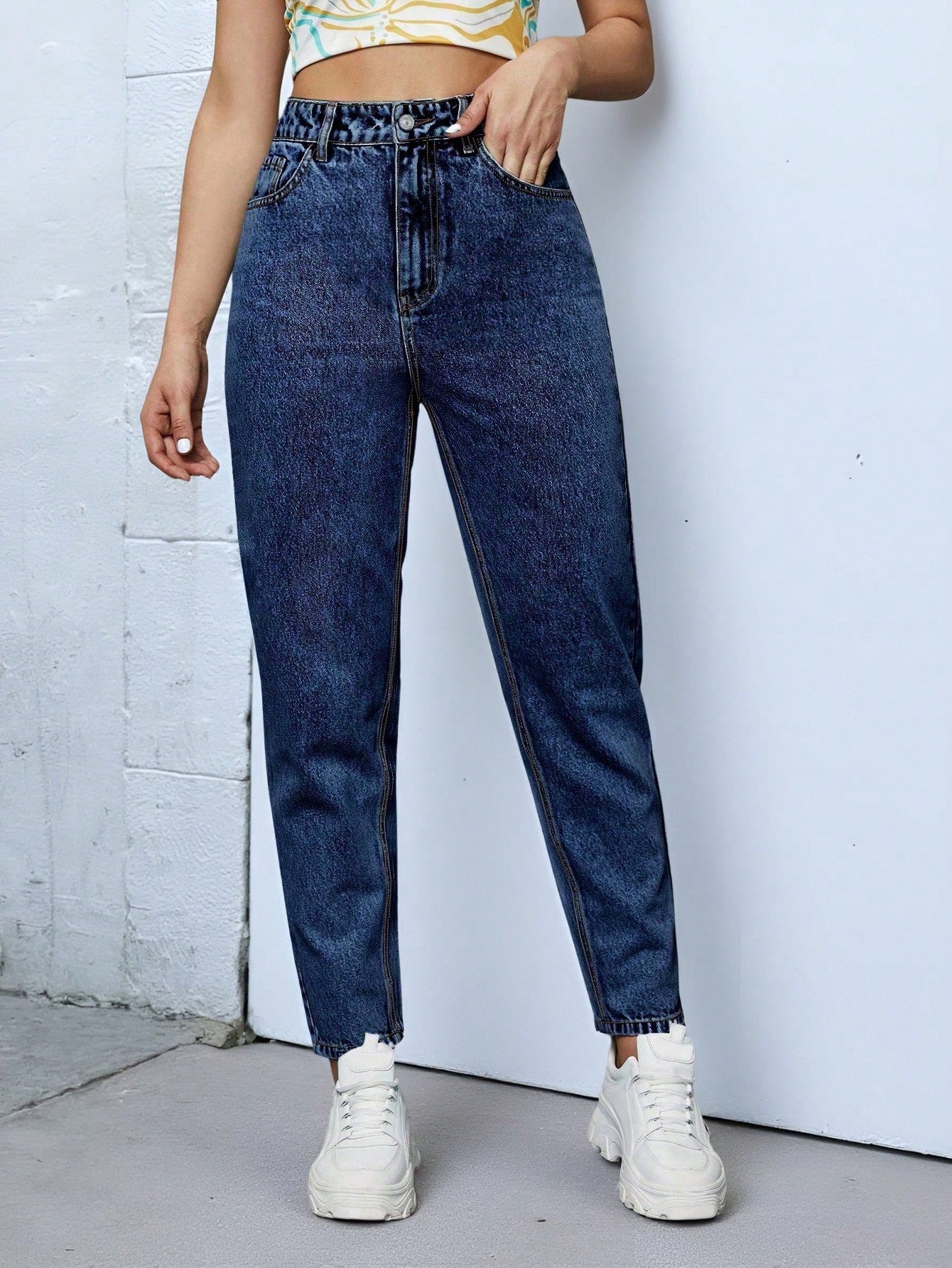 Dark Washed Blue