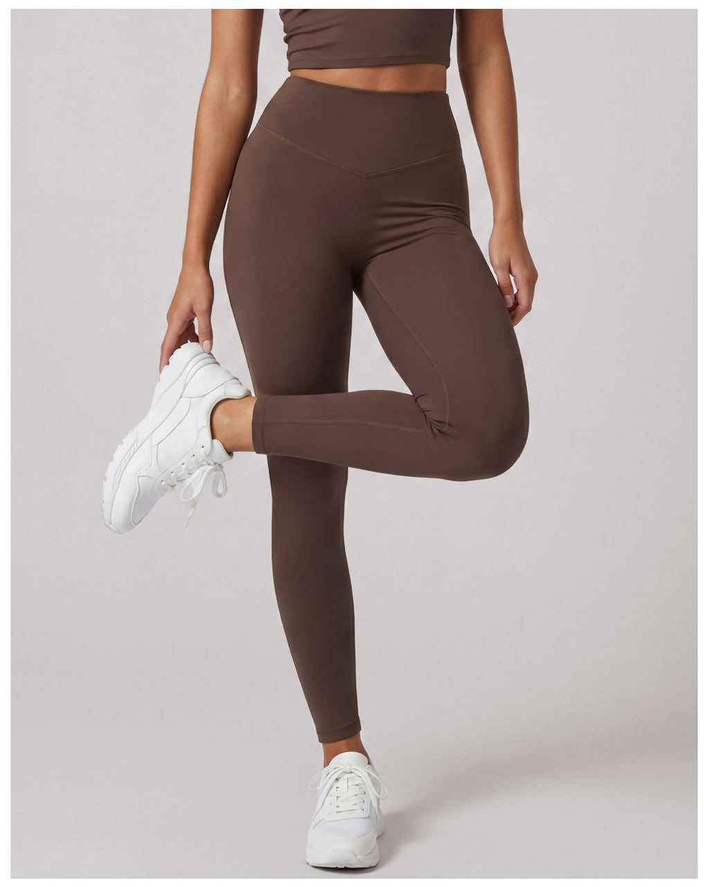 Nude Feel Women Yoga Pants HW Figure Flattering Hip Lifting