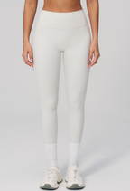 Cream Dry Brushed Hip Raise Yoga Pants Outdoor Quick Drying