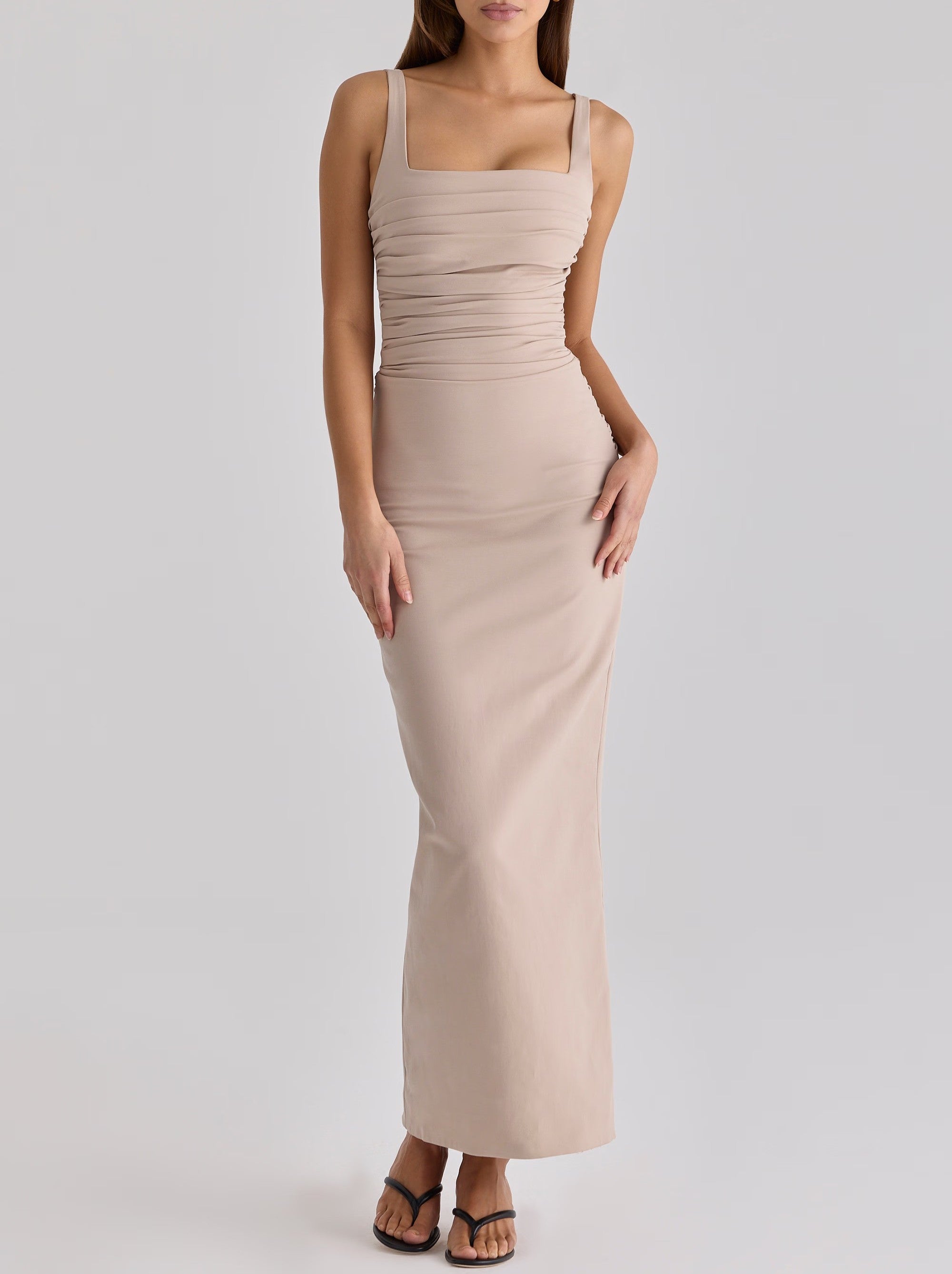 Women's Maxi Pleated Dress