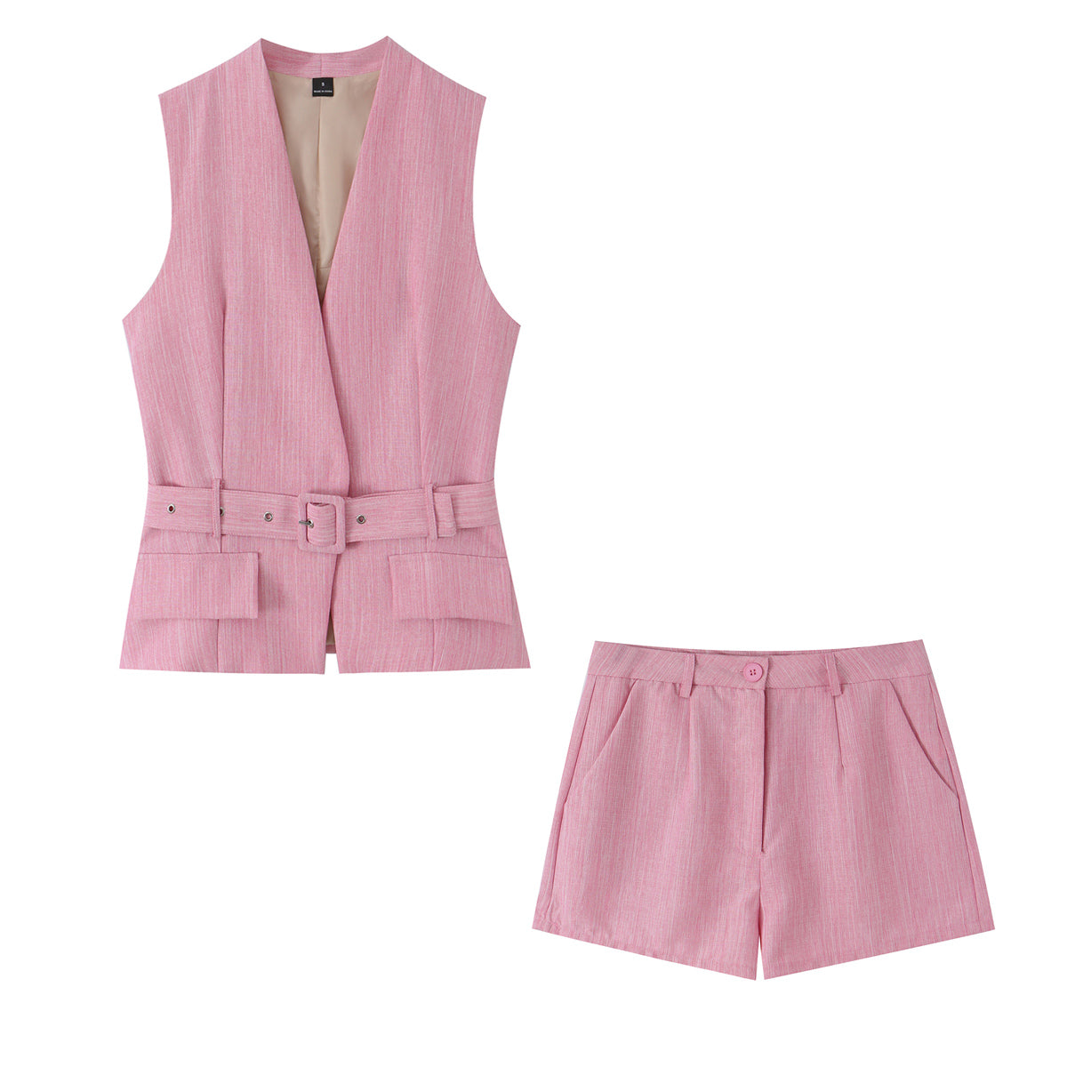 Women Clothing Summer Solid Color Simple Imitation Linen