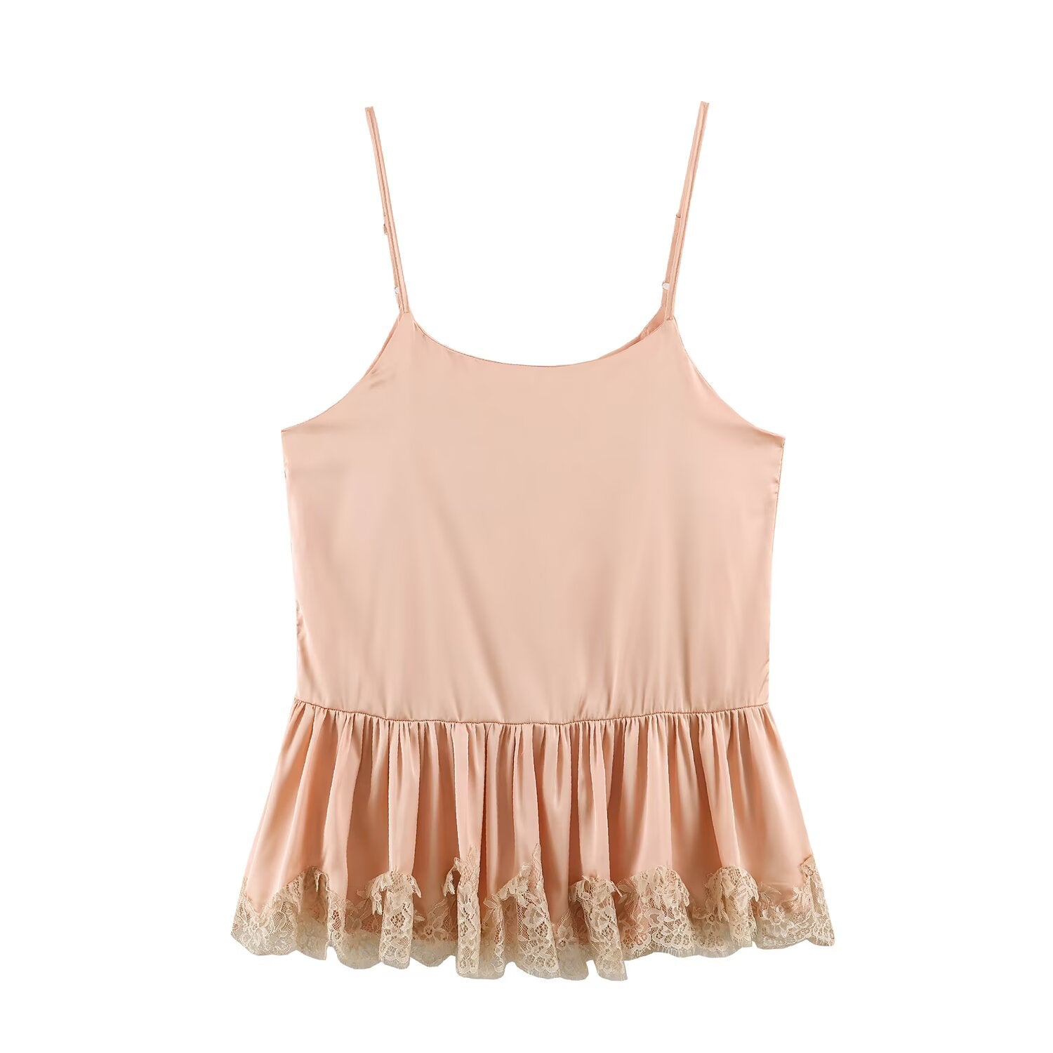 Women's Lace Satin Dress
