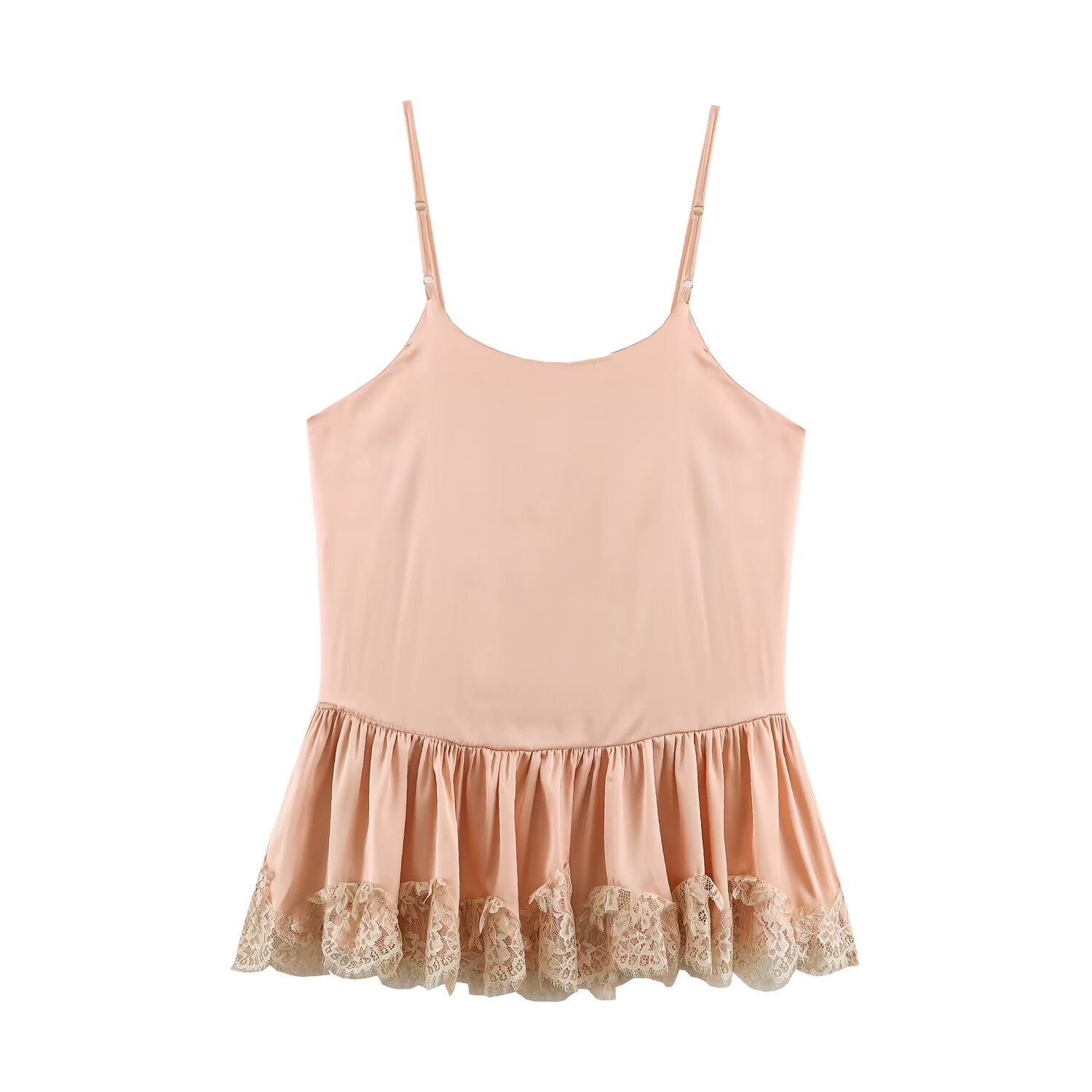 Women's Lace Satin Dress