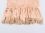 Women's Lace Satin Dress