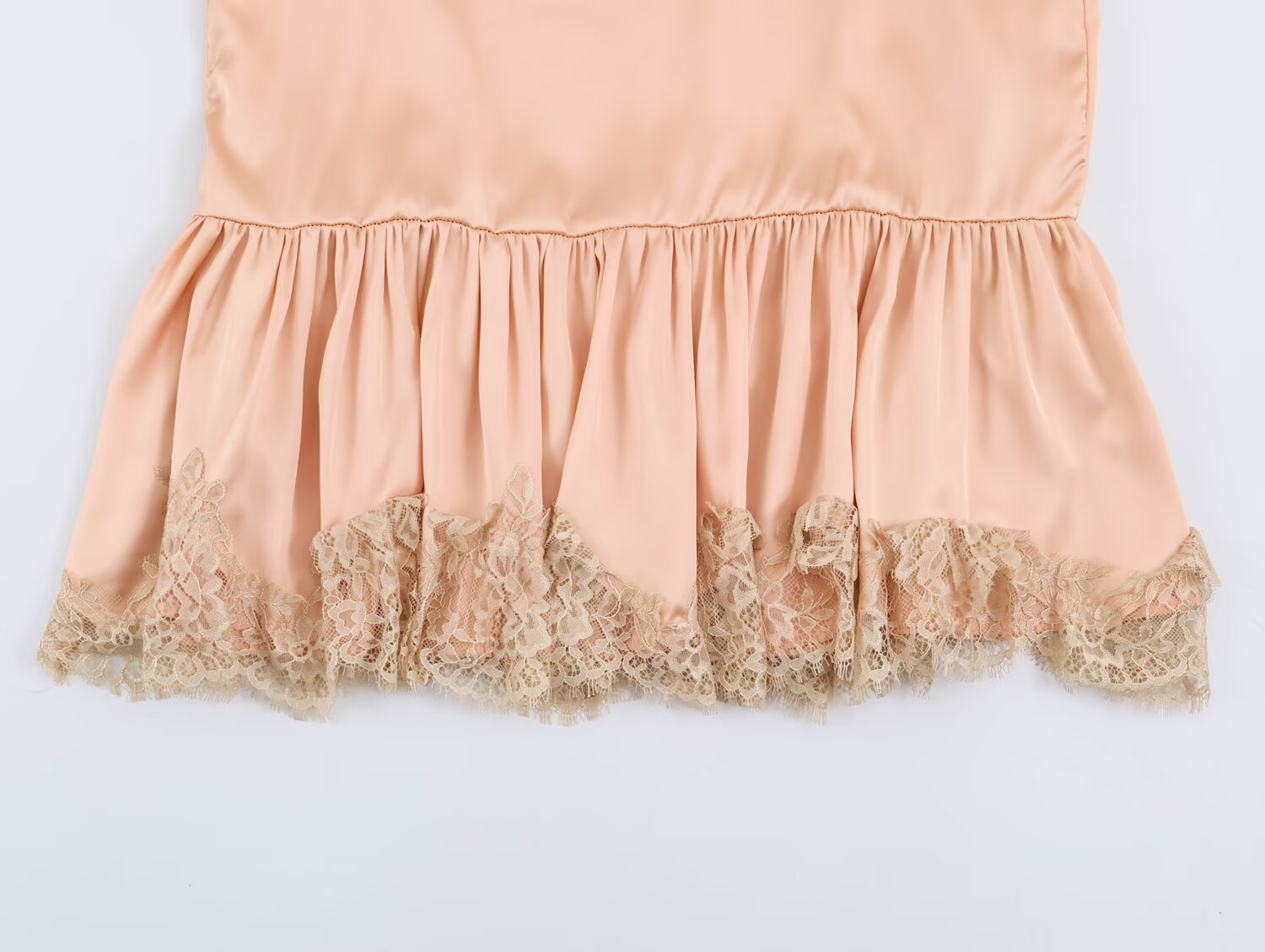 Women's Lace Satin Dress