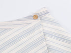 Women Clothing Office All Matching Striped Sleeveless Shirt Skirt Sets