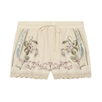 Women Embroidered Shirt Series Embroidered Shorts Sets
