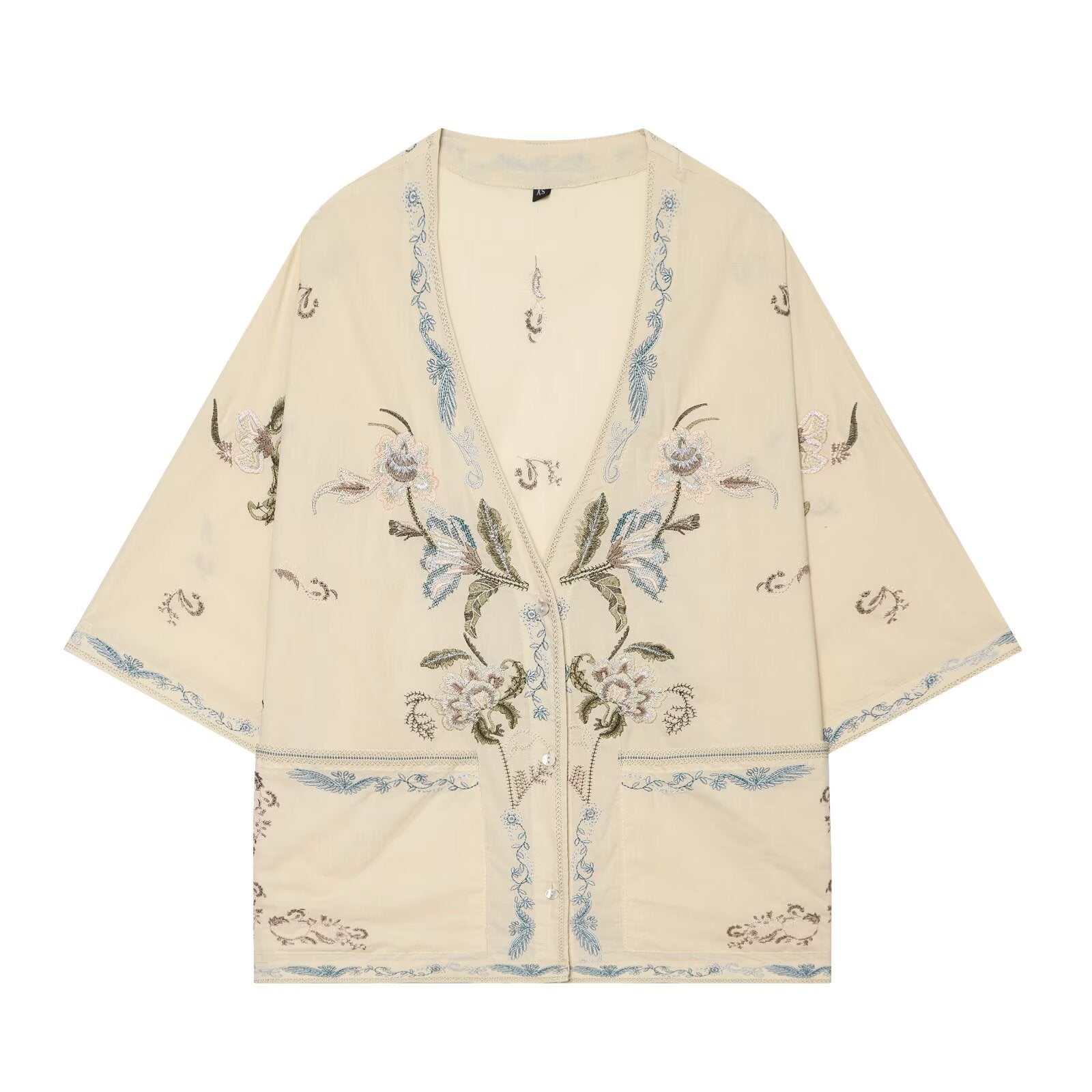 Women Embroidered Shirt Series Embroidered Shorts Sets