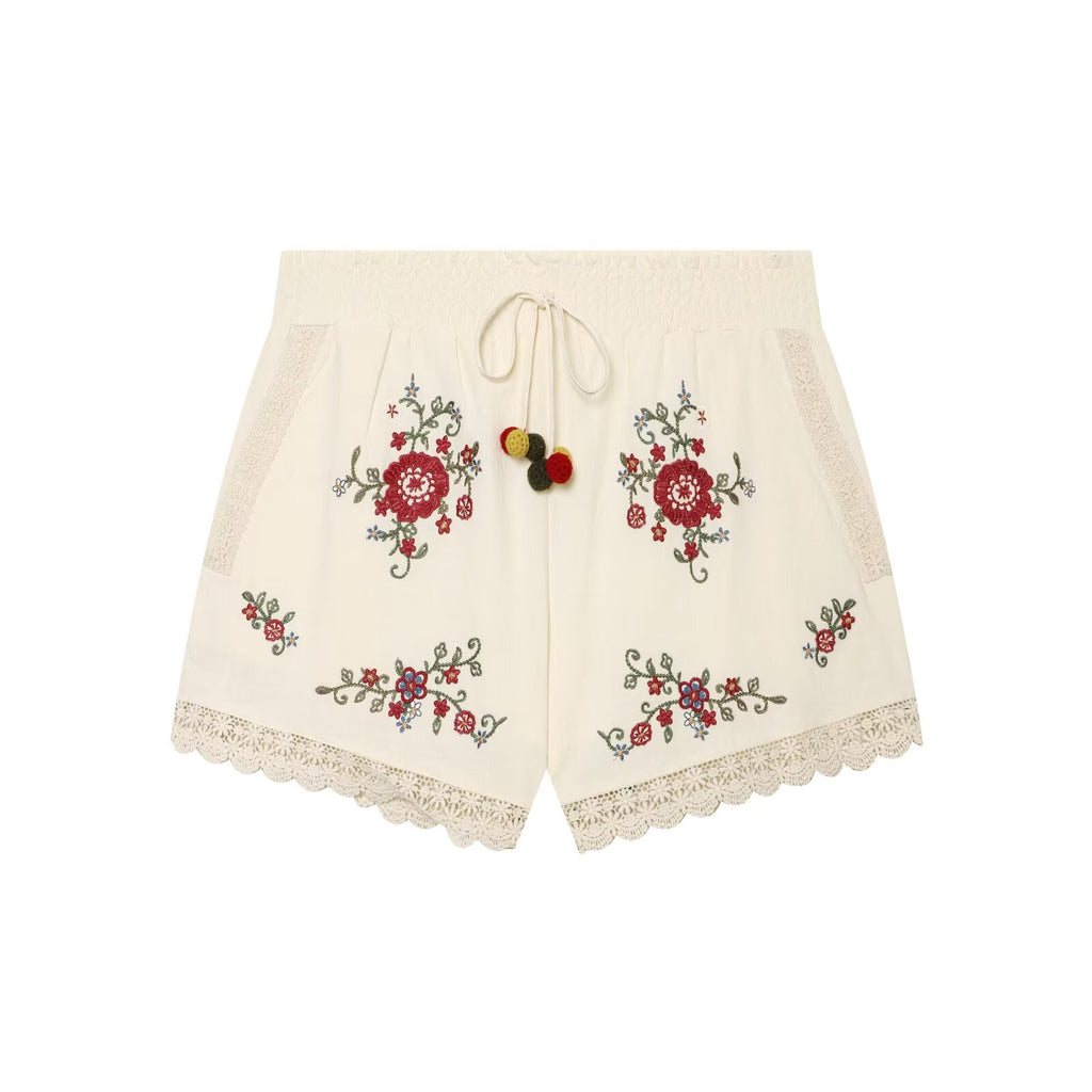 Women Clothing Floral Embroidery Top Floral Embroidery
