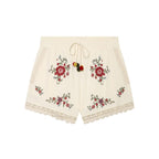 Women Clothing Floral Embroidery Top Floral Embroidery