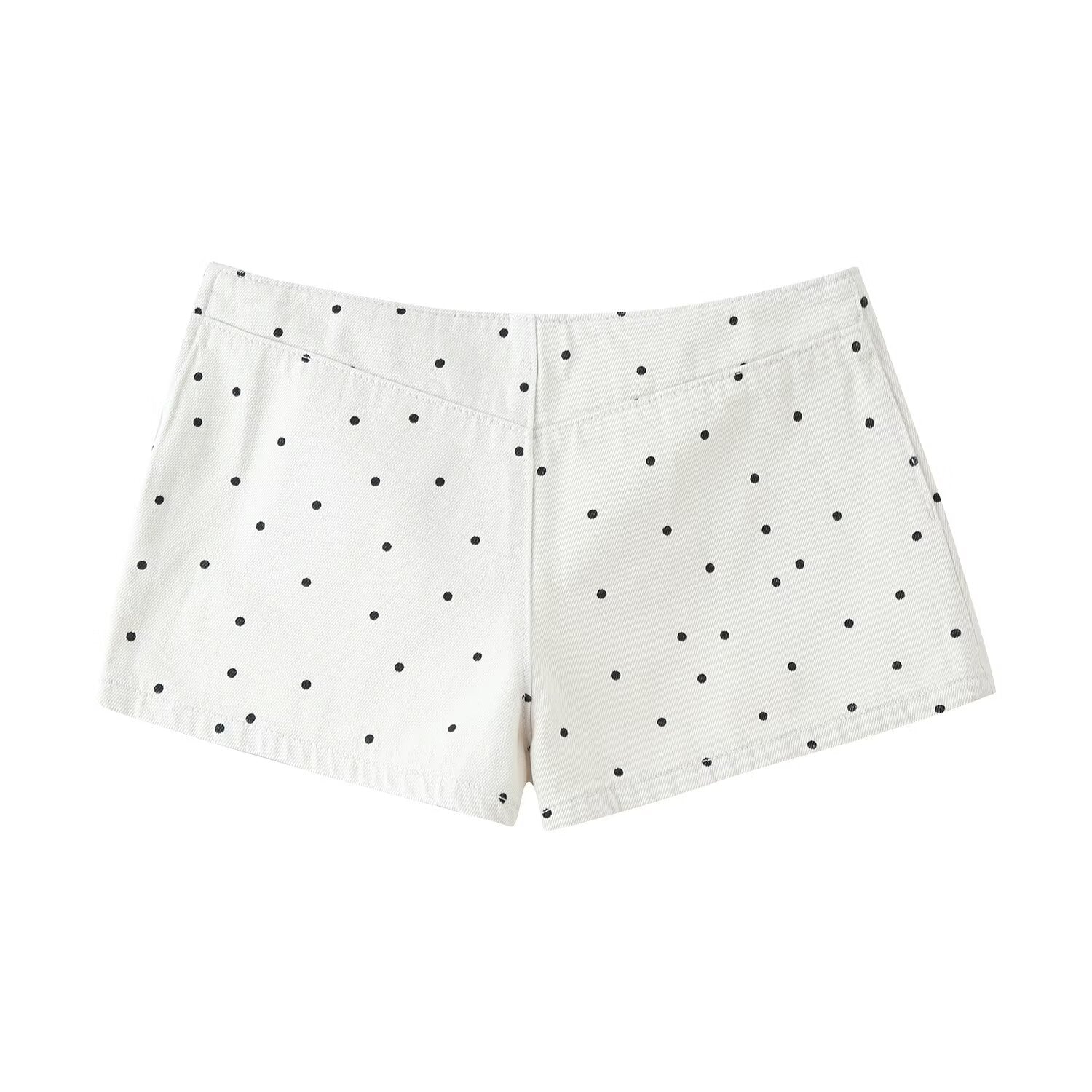 Women Clothing Summer Polka Dot Slim Jacket Mid Waist