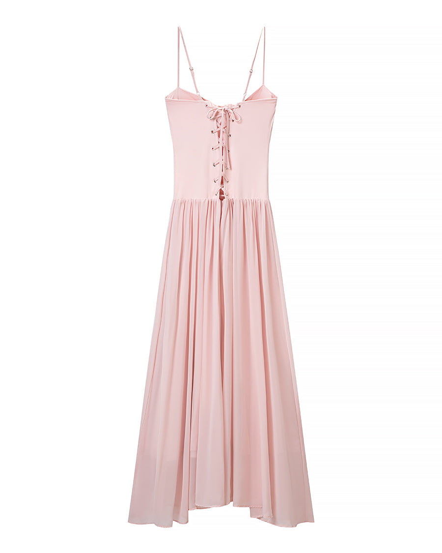 Pink Cami Corset Lingerie