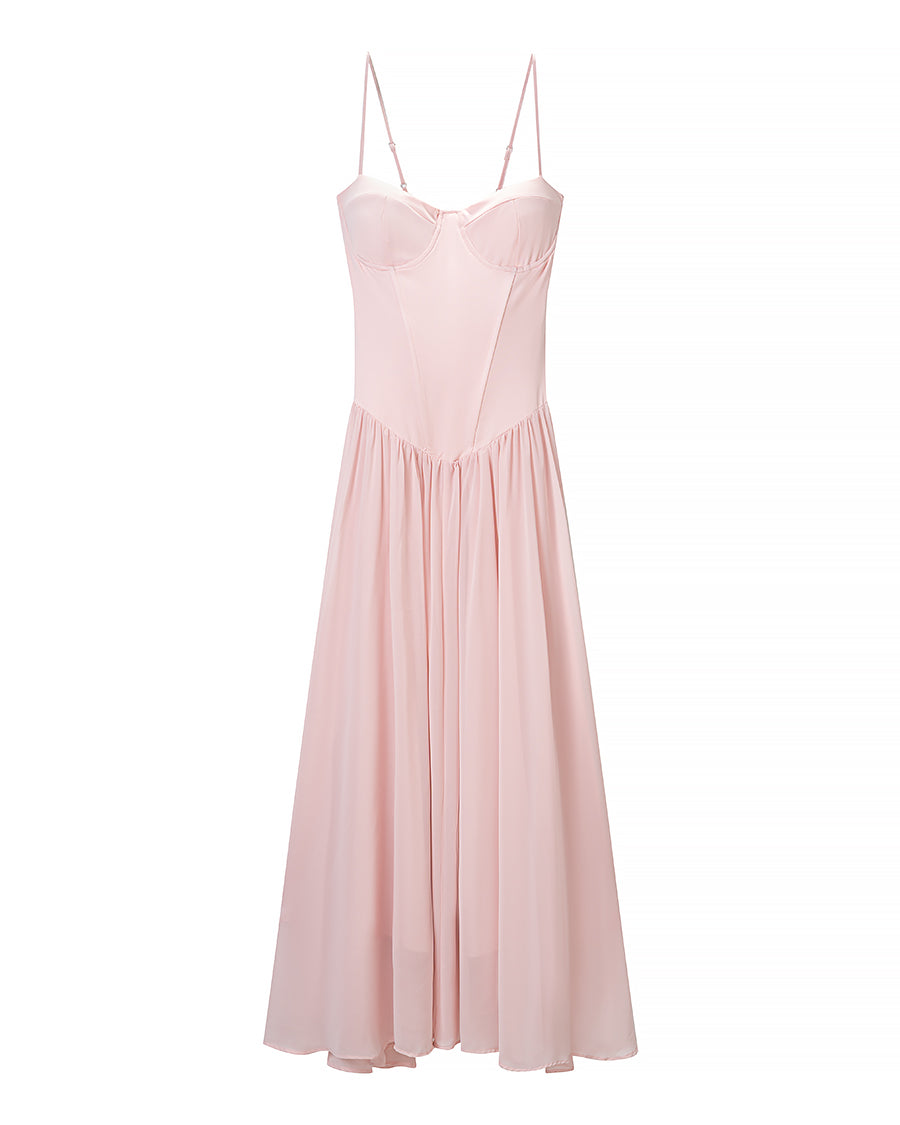 Pink Cami Corset Lingerie