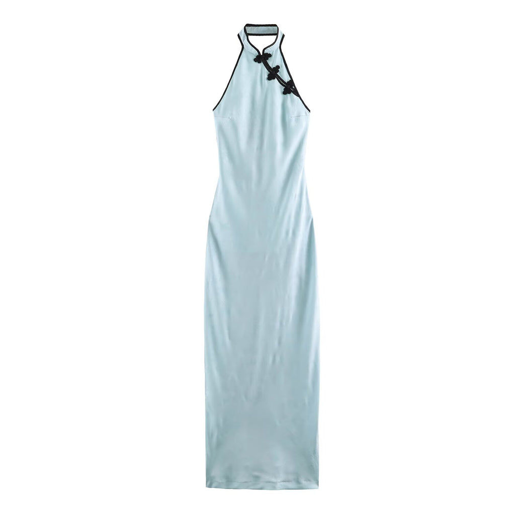 Women Clothing Cold Feeling Dark Pattern Jacquard Halter