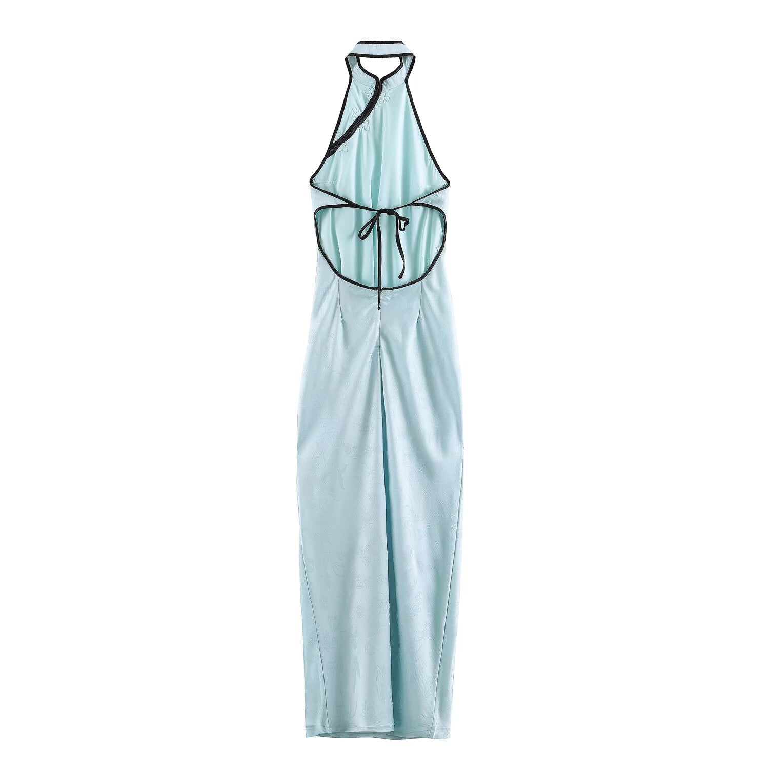 Women Clothing Cold Feeling Dark Pattern Jacquard Halter