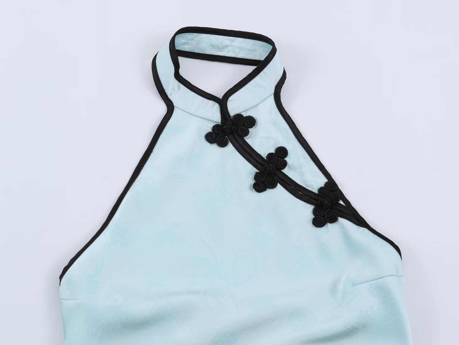 Women Clothing Cold Feeling Dark Pattern Jacquard Halter