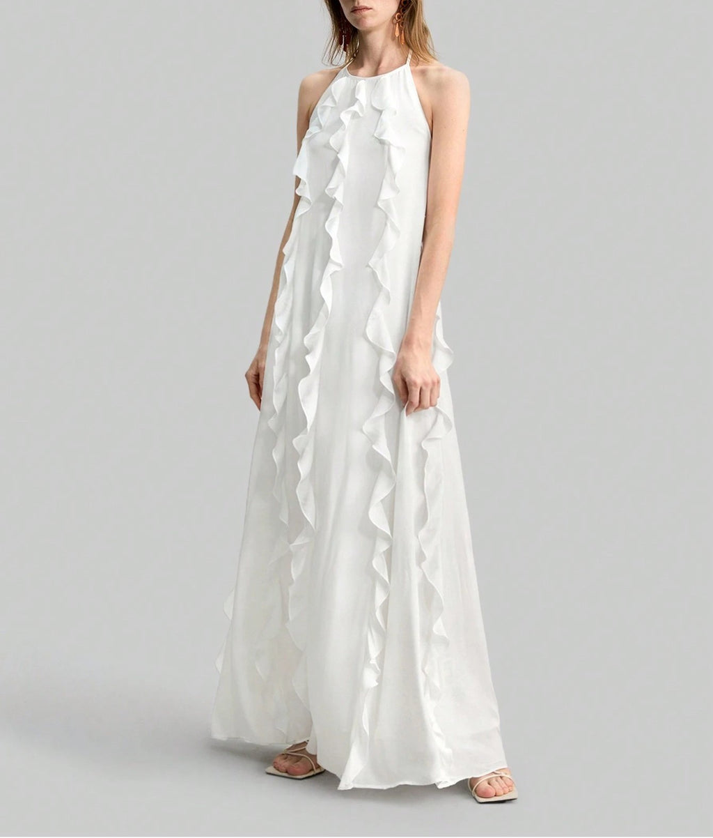 Women's Backless Maxi Dress