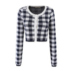 Plaid Cardigan