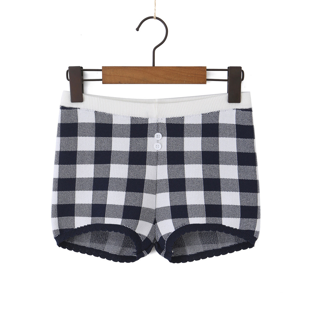 Plaid shorts