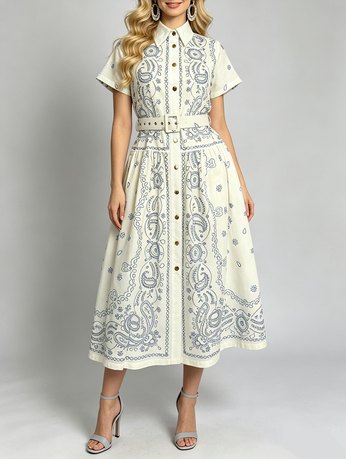 Women's Short Sleeve Summer Dress