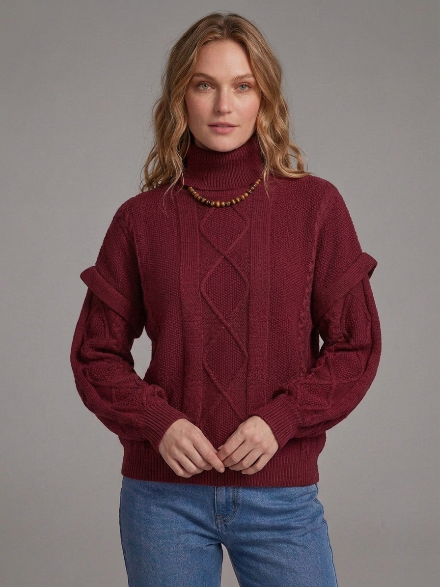 Autumn Winter Knitwear Women Clothing Loose Twisted String