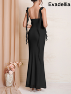 Women's Backless Maxi Dress