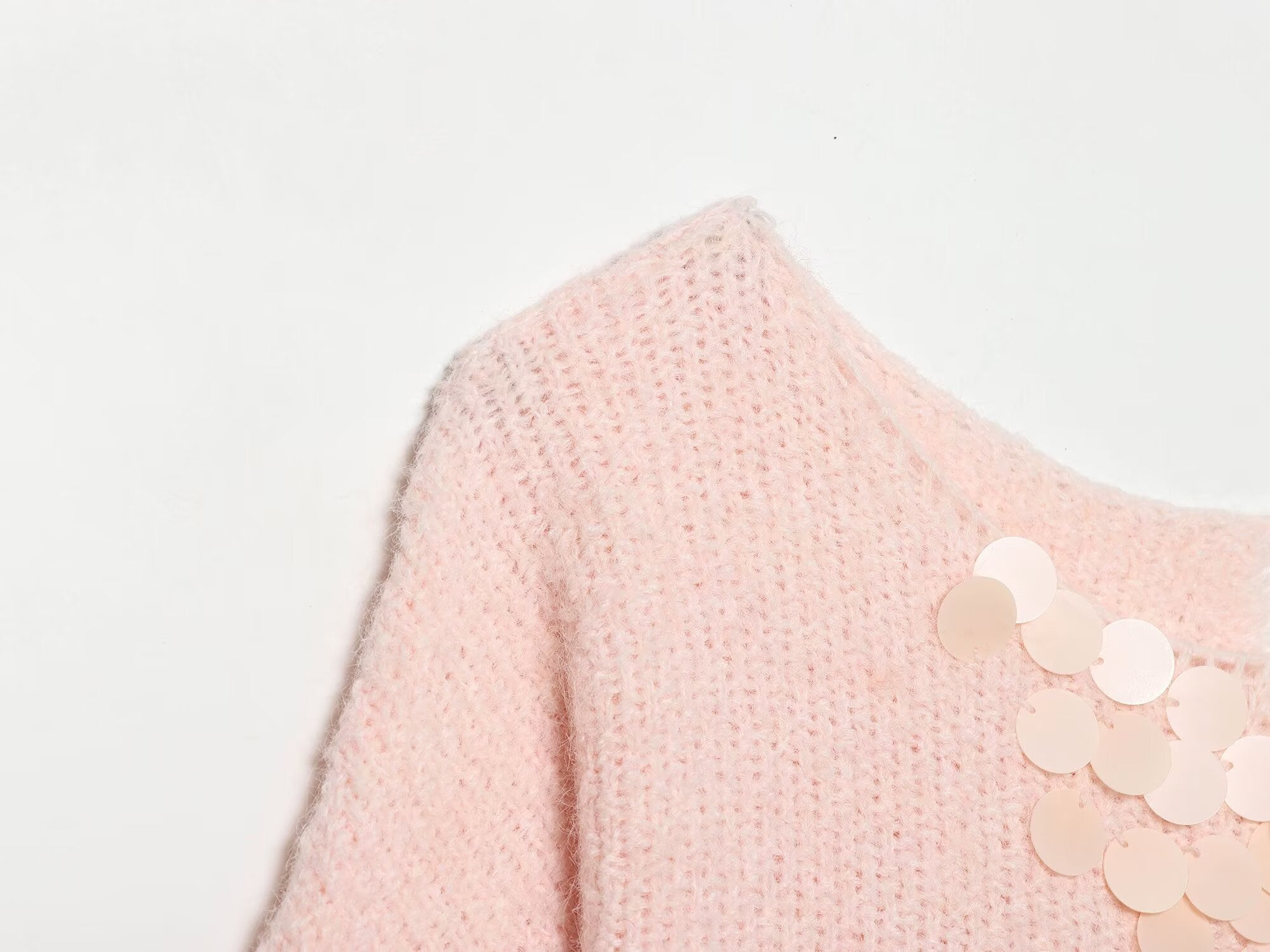 Women Clothing Summer French Gentle Handmade Sequin