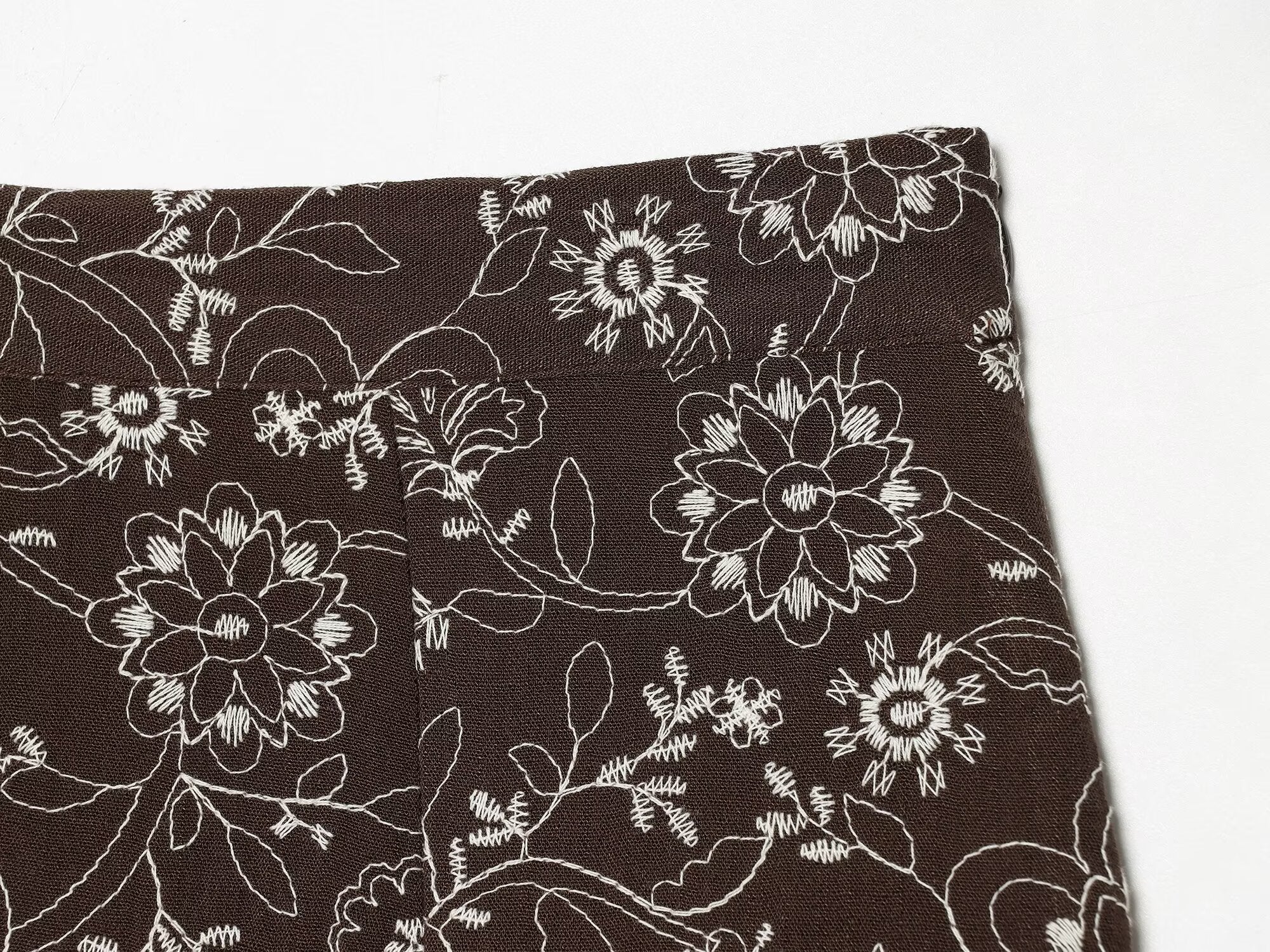 Women Clothing All Match Slim Fit Embroidered Printed Top