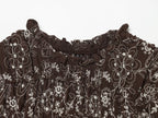 Women Clothing All Match Slim Fit Embroidered Printed Top