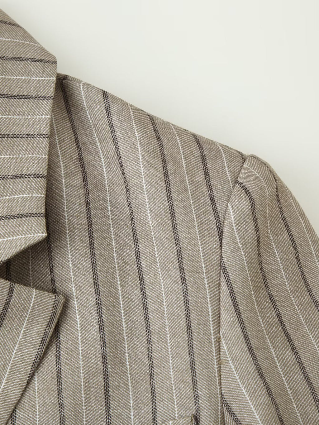 Women Clothing Summer Office with Belt Herringbone Twill