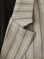 Women Clothing Summer Office with Belt Herringbone Twill