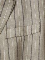 Women Clothing Summer Office with Belt Herringbone Twill