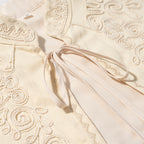 French Elegant Tassel Machine Embroidery Cape Top