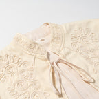 French Elegant Tassel Machine Embroidery Cape Top