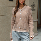 Autumn Winter Loose Long Sleeved Sweater Women Outerwear