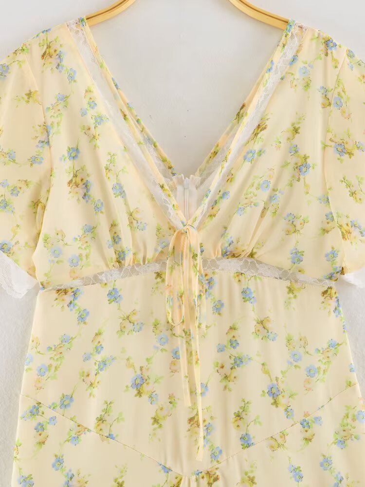 Women's Lace Floral Dress