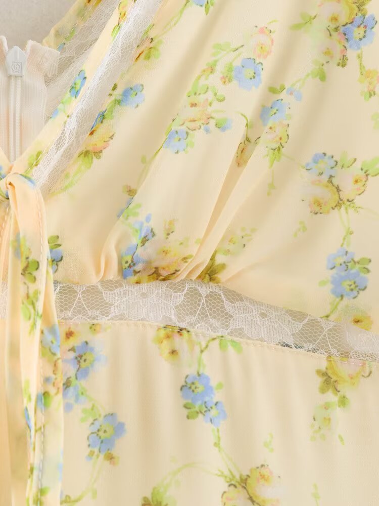 Women's Lace Floral Dress