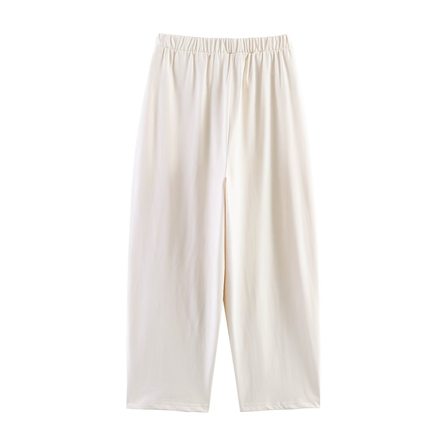 Women Clothing Summer Long Sleeve Patchwork Sweater Balloon Pants Sets