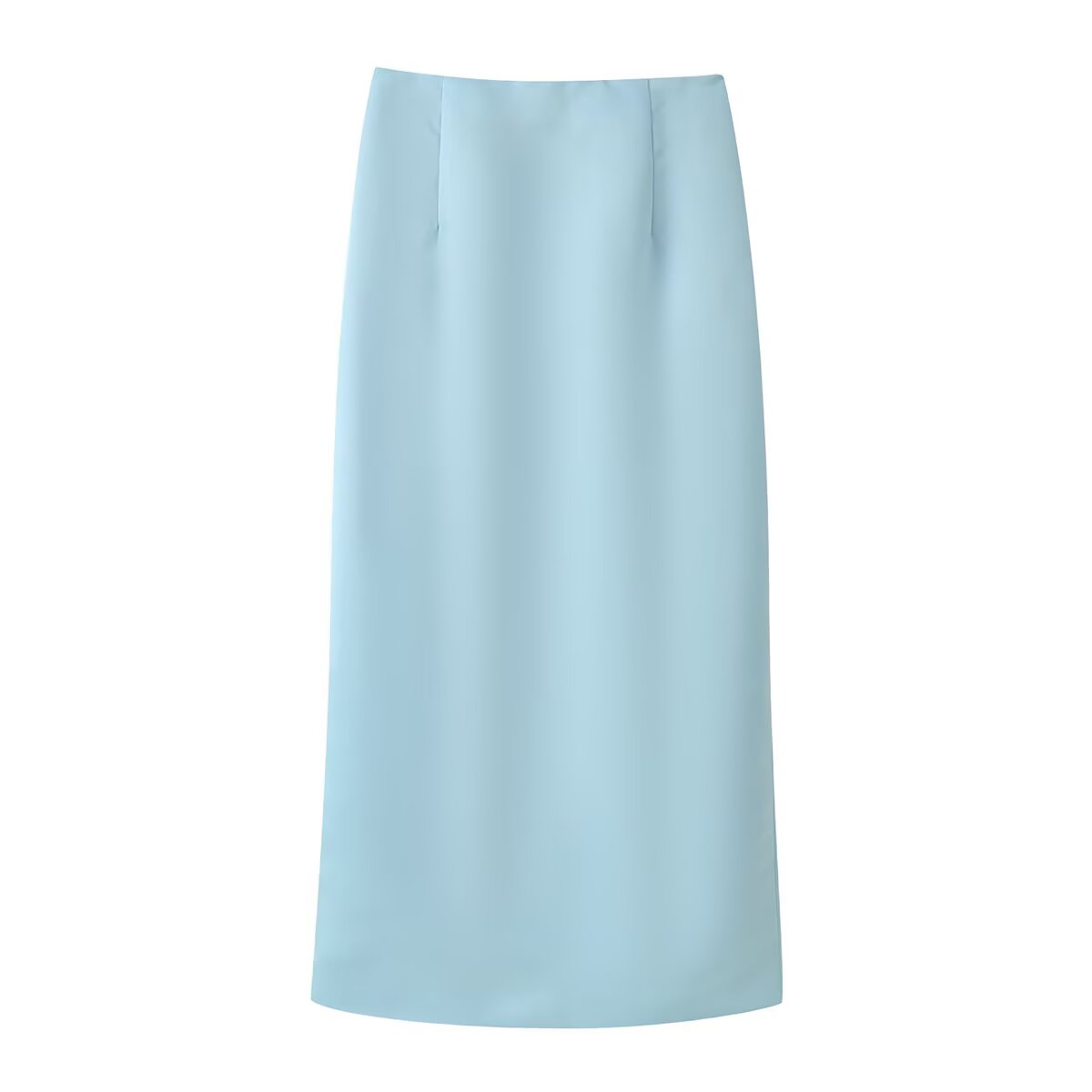 Summer Women Clothing Satin Pinch Pleated Top Satin Pinch Pleated Slim Fit Skirt Sets
